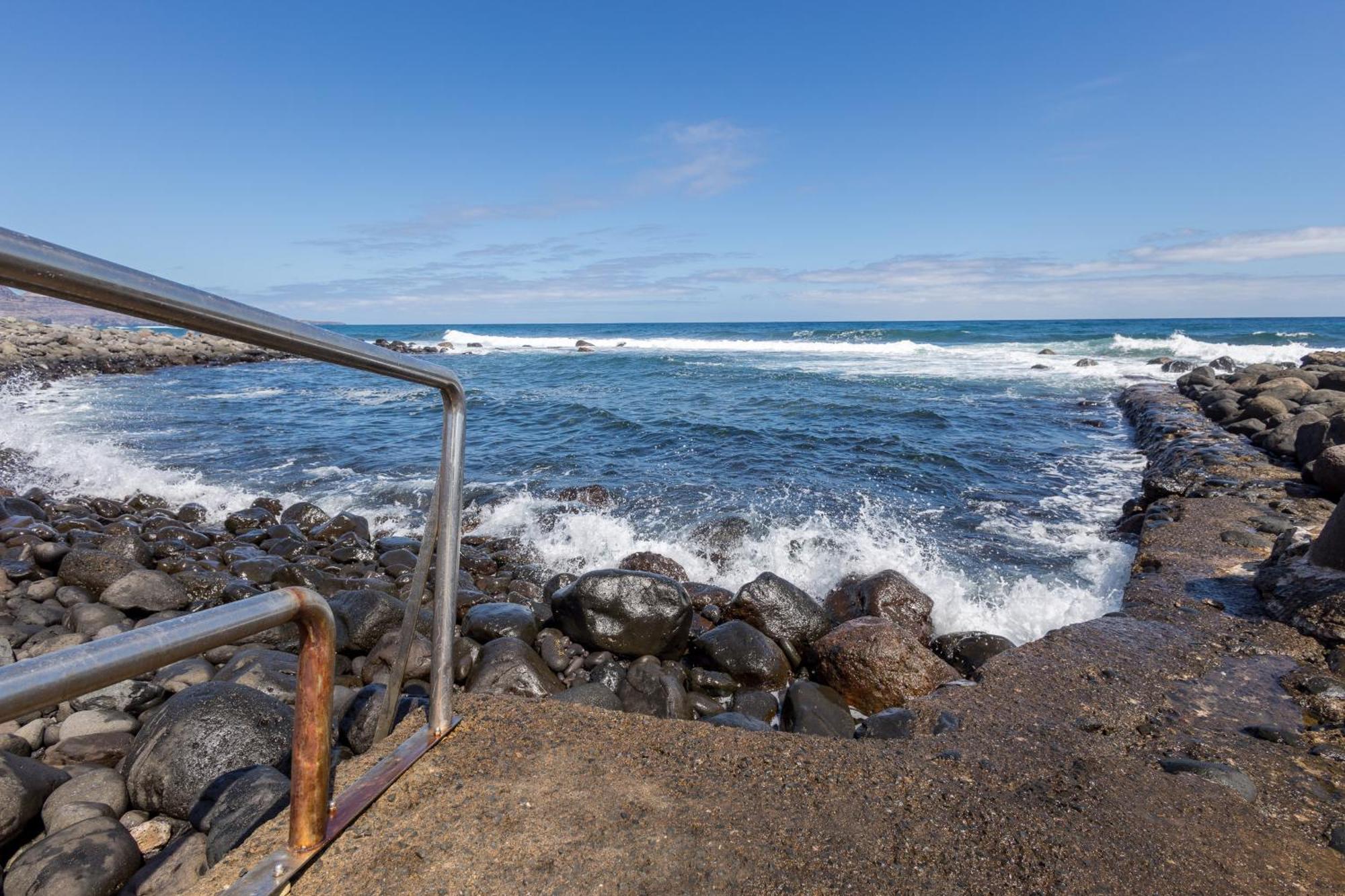 Costa Norte San Andres Studio Con Terraza Compartida Vista Al Mar Trapiche (Las Palmas) Exteriér fotografie